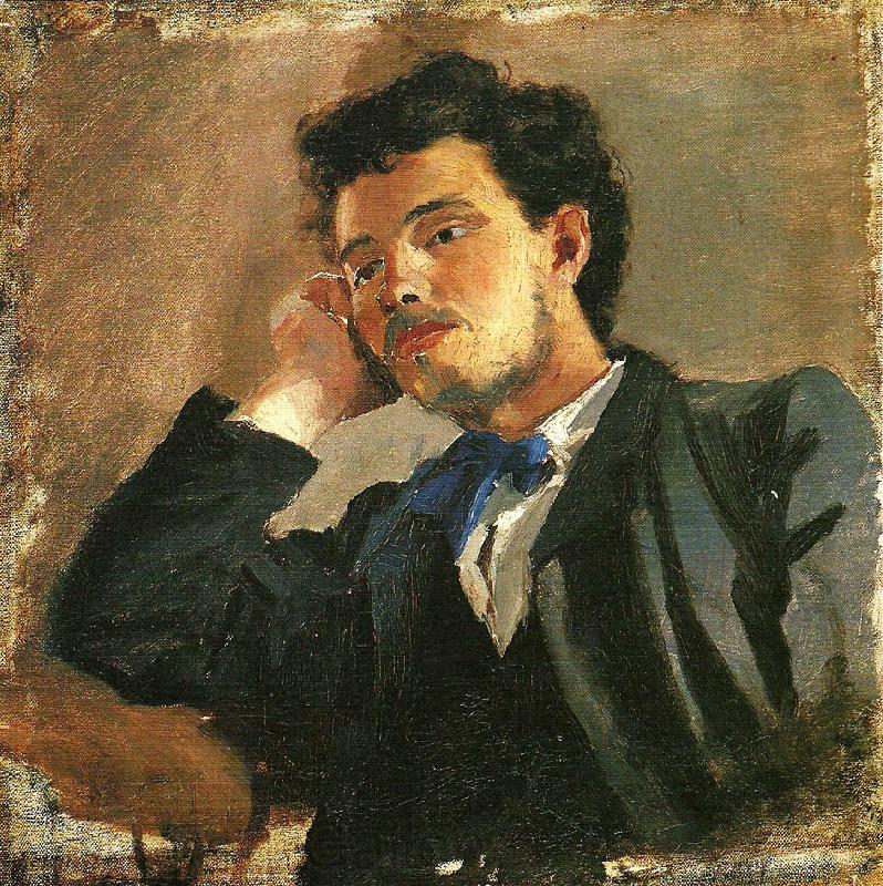 Ernst Josephson portratt av jacob hagg Germany oil painting art